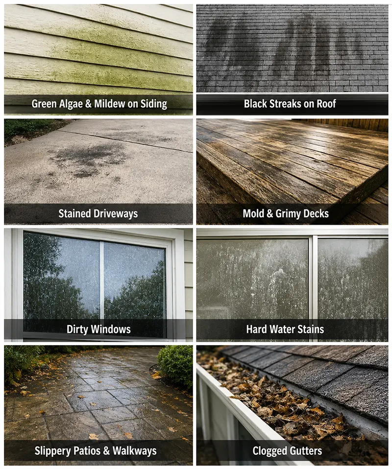 Common Exterior Cleaning Problems